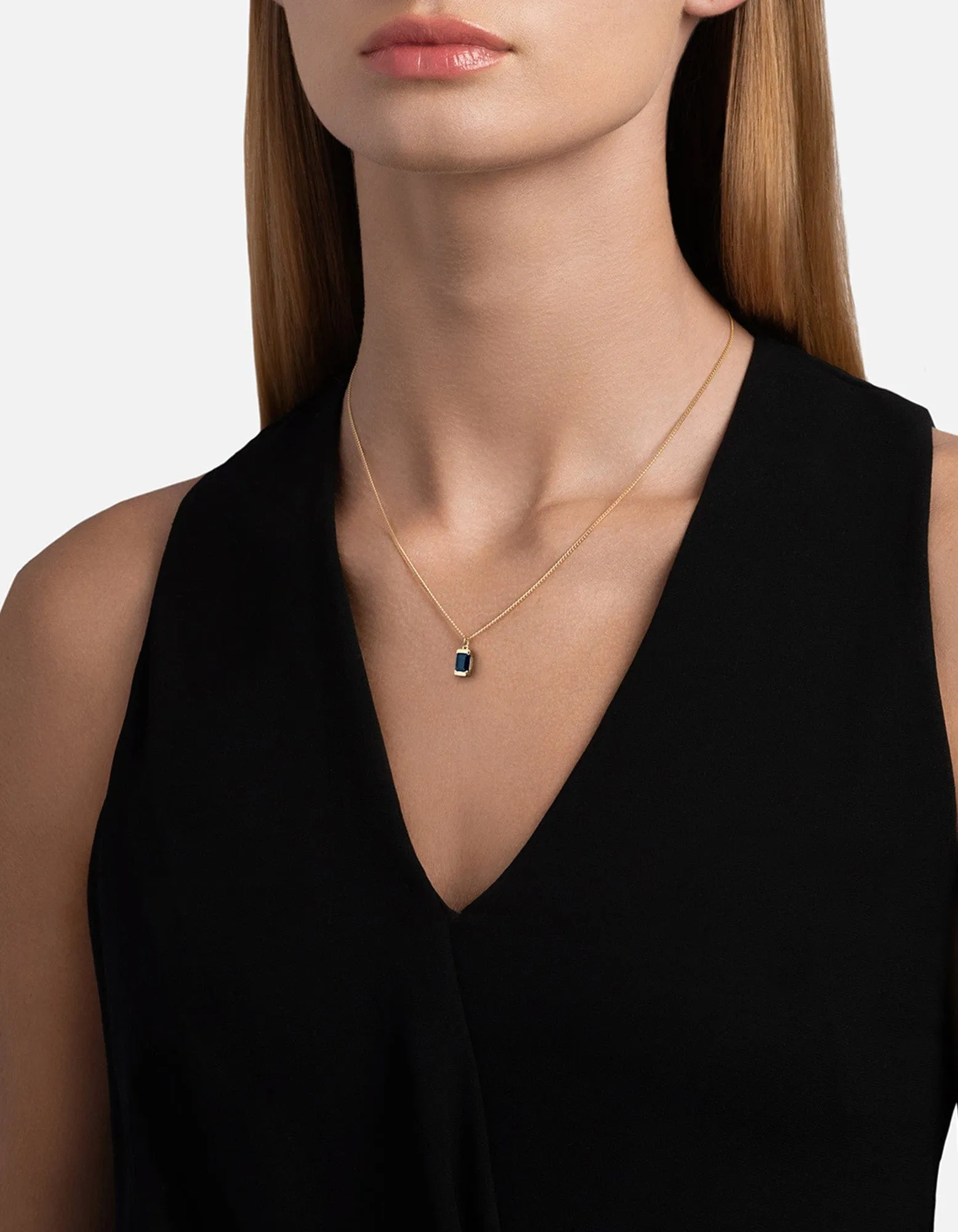 Valor Blue Topaz Necklace, Gold Vermeil sold by Miansai product image thumbnail 3