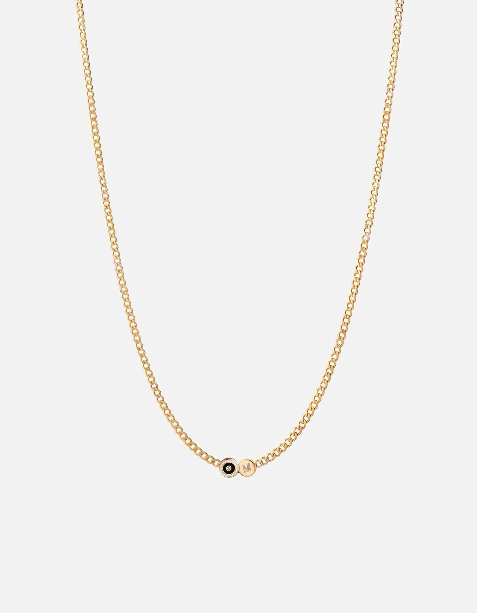 Opus Sapphire Type Chain Necklace, Gold Vermeil/Black sold by Miansai product image thumbnail 4