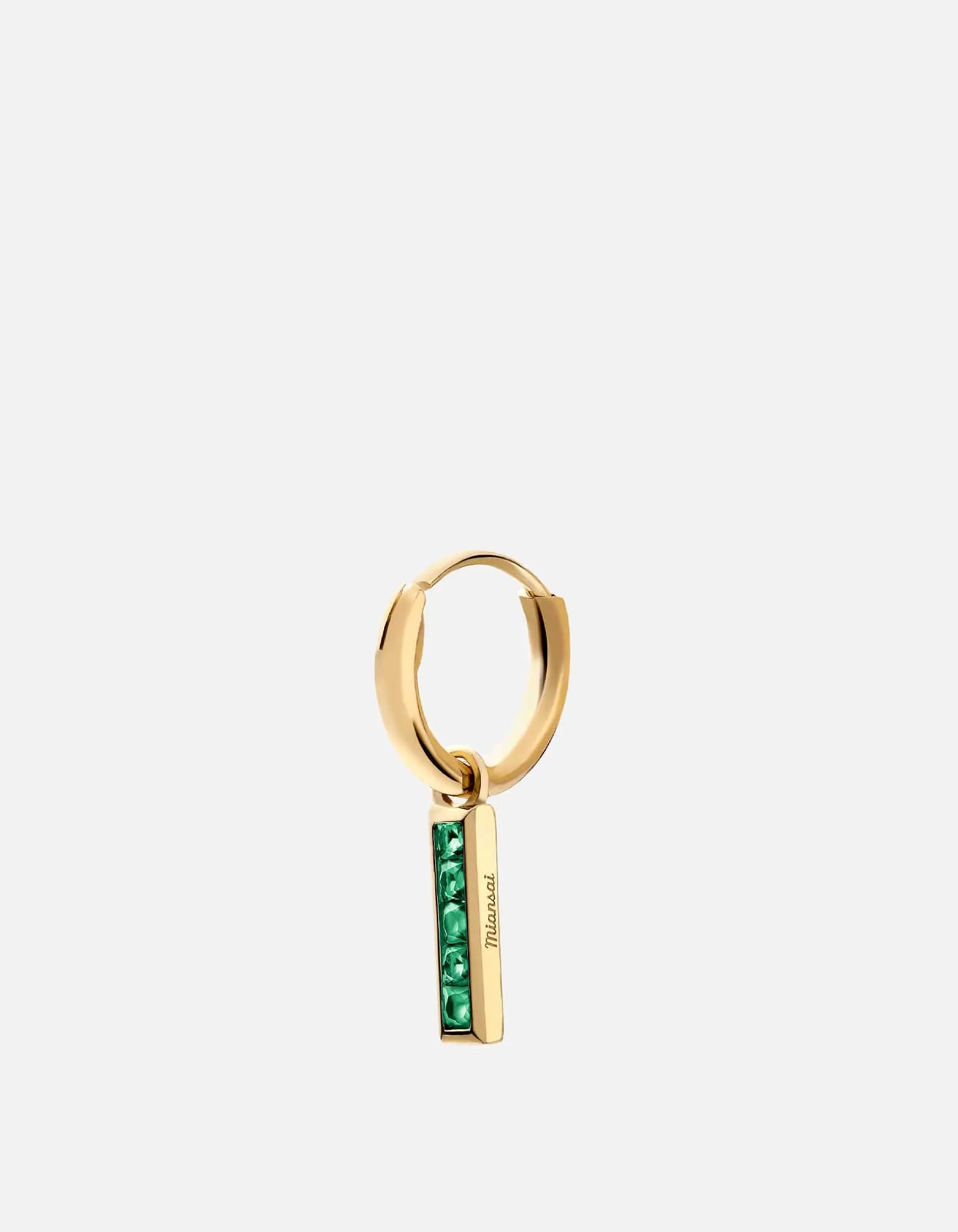 Totem Agate Huggie Earring, Gold Vermeil sold by Miansai