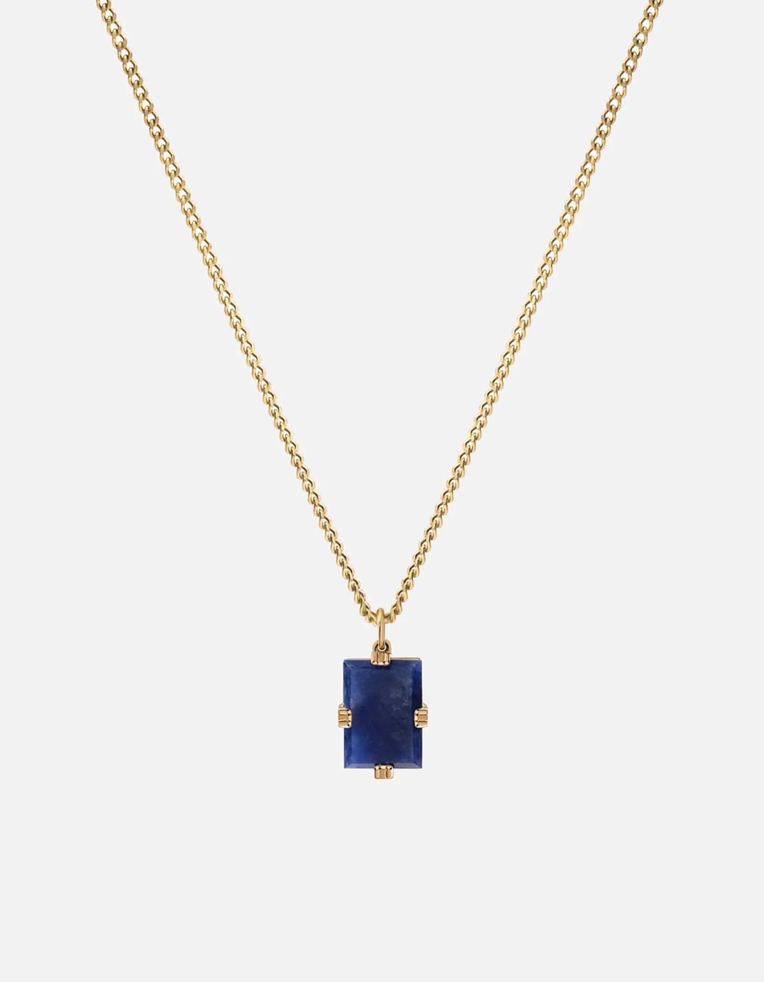Lennox Sodalite Necklace, Gold Vermeil sold by Miansai