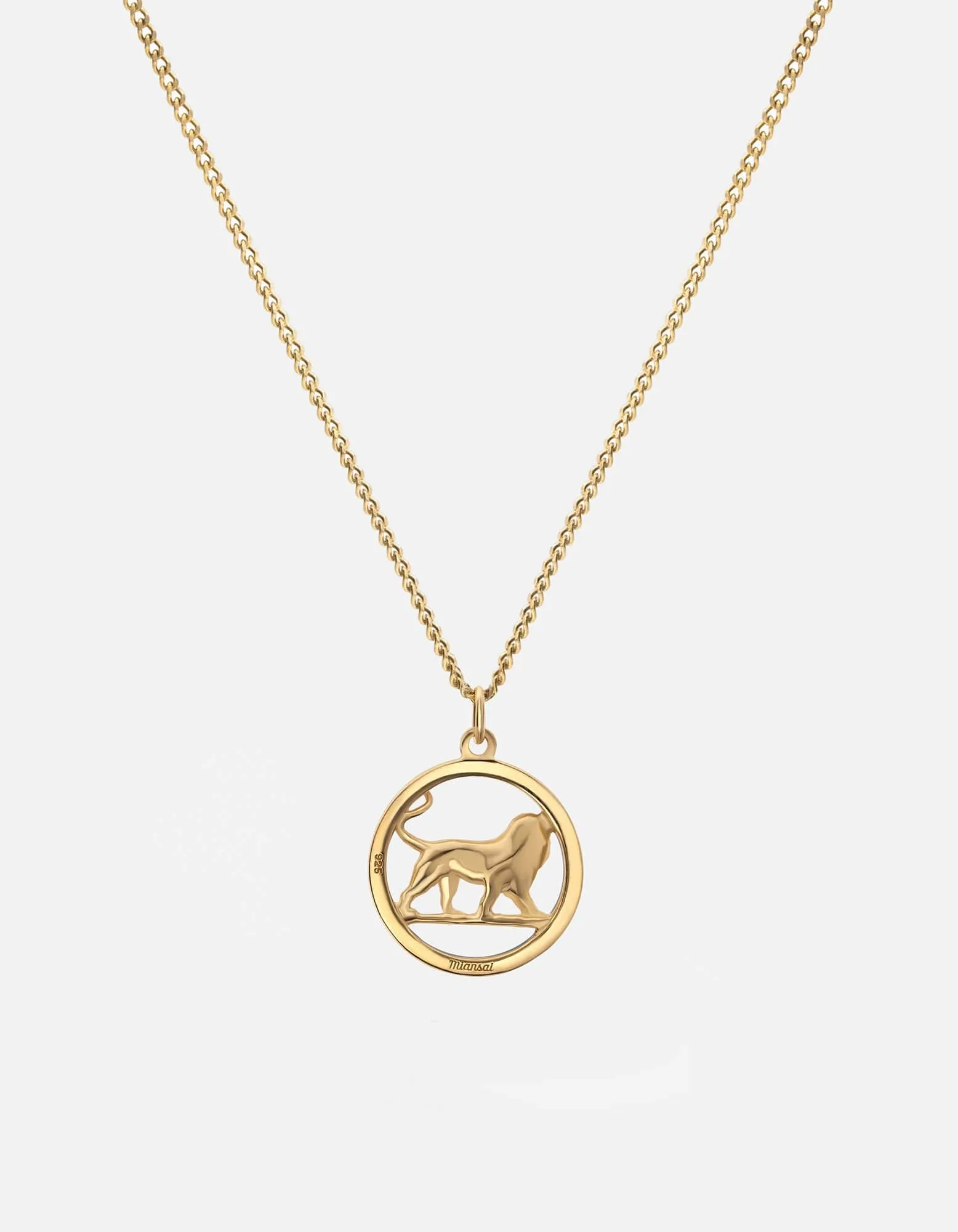 Lev Lion Necklace, Gold Vermeil sold by Miansai product image thumbnail 2