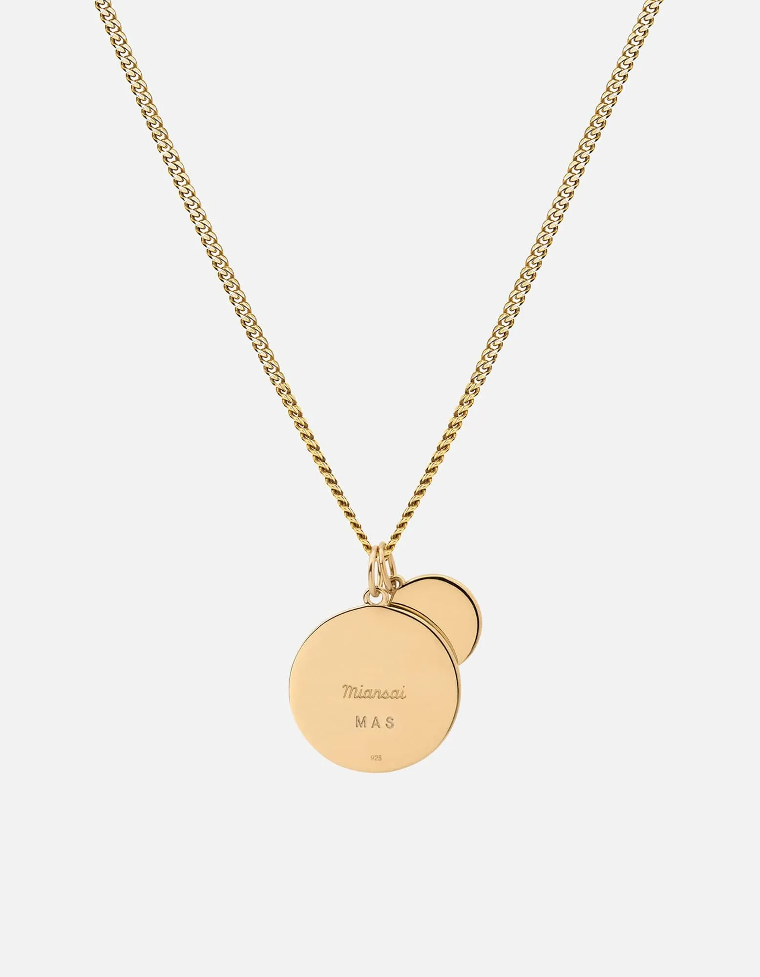 Saint Christopher Surf Necklace, Gold/Emerald Green/White sold by Miansai product image thumbnail 4