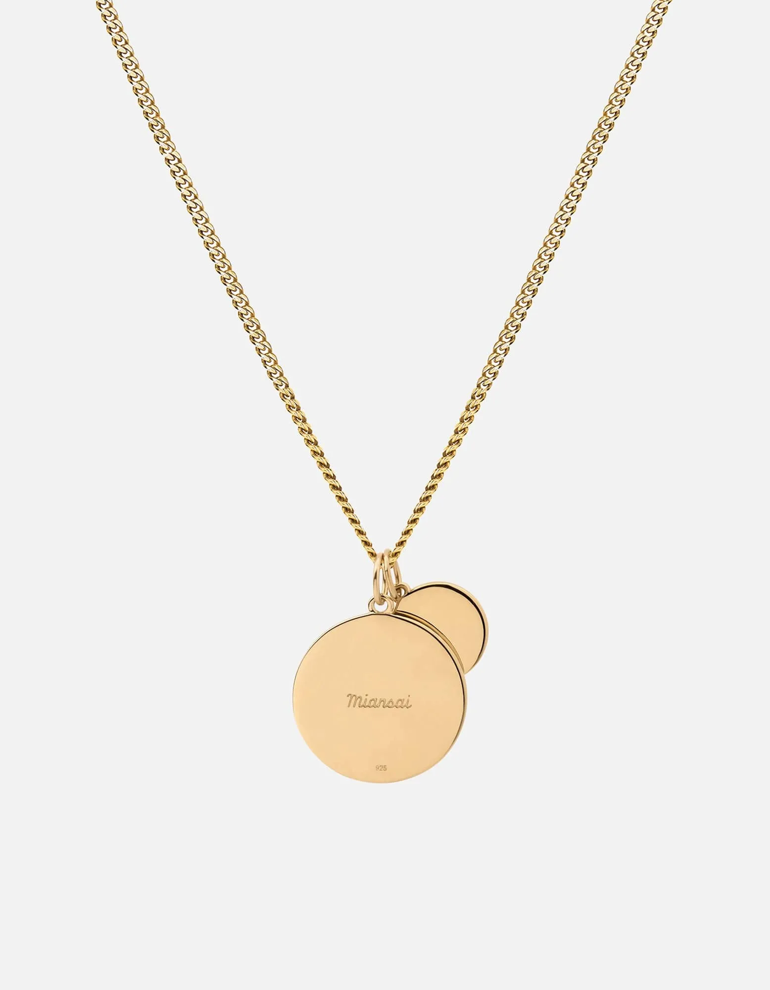 Saint Christopher Surf Necklace, Gold/Emerald Green/White sold by Miansai product image thumbnail 2