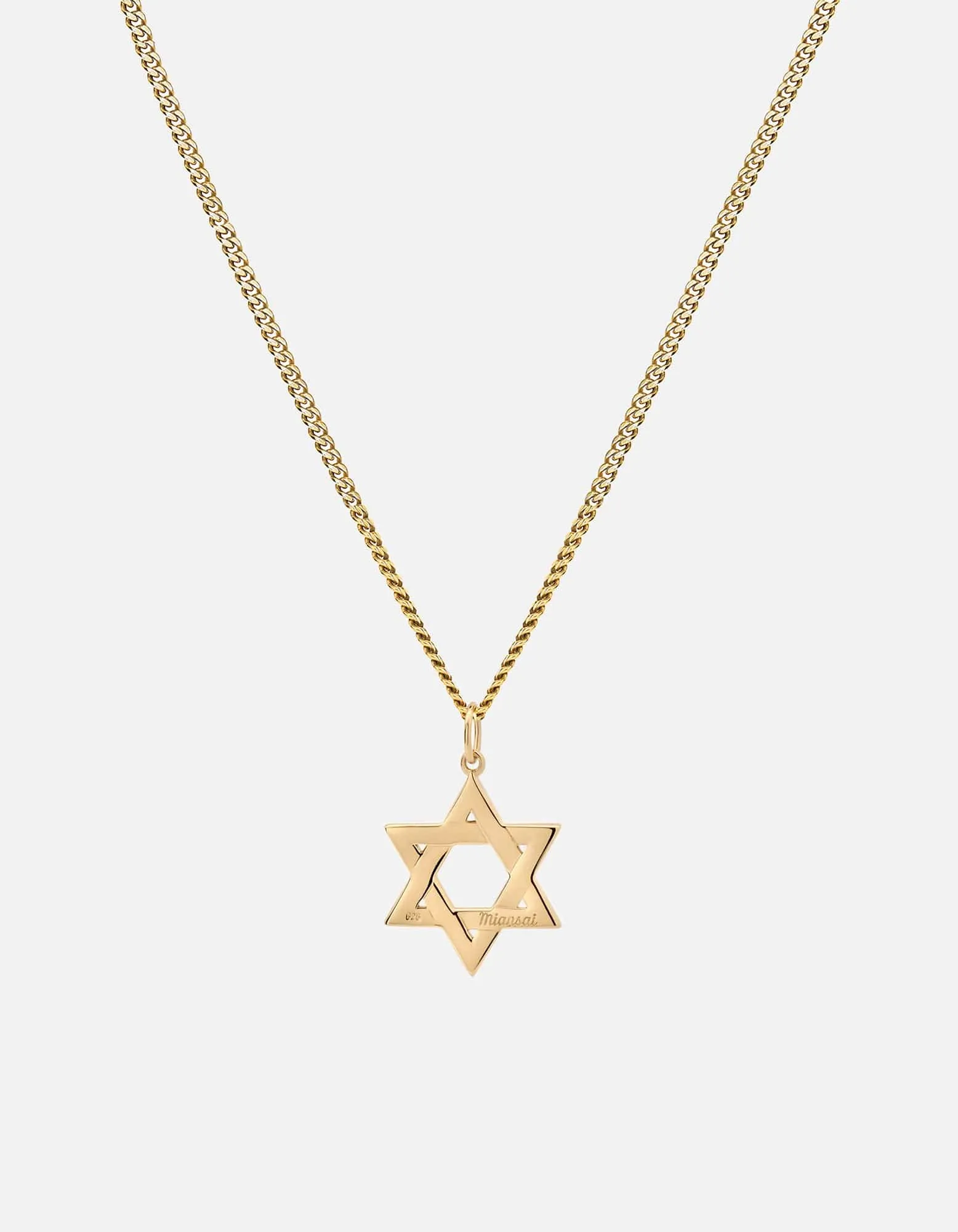Star of David I Necklace, Gold Vermeil sold by Miansai product image thumbnail 2