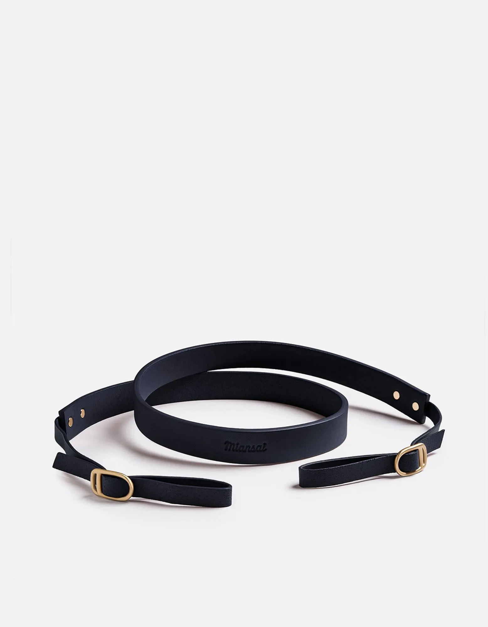 Camera Strap, Navy Leather sold by Miansai