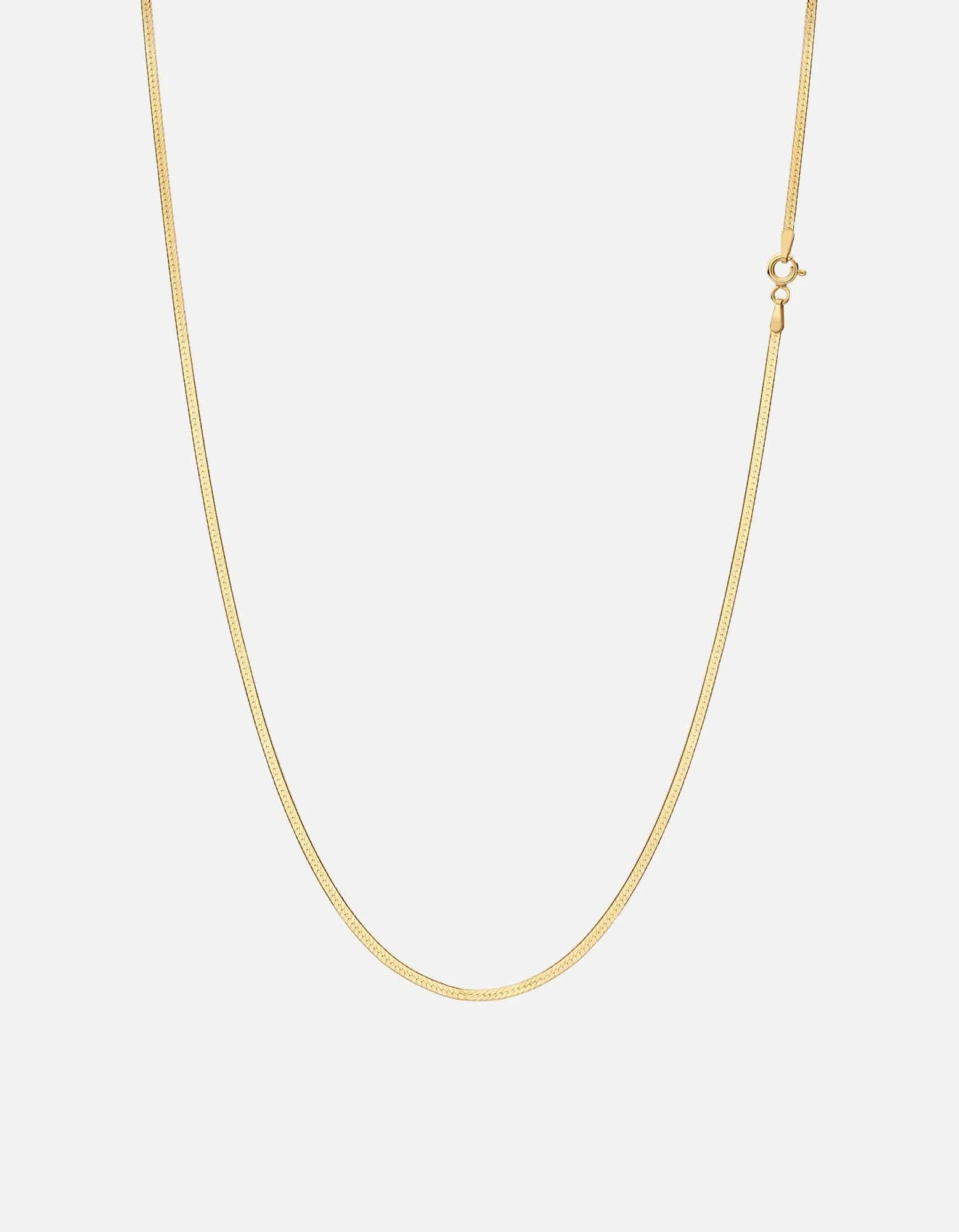 1.7mm Herringbone Necklace, Gold Vermeil sold by Miansai product image thumbnail 2
