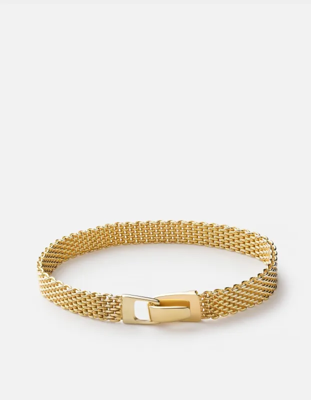 Mesh Chain Wrap Bracelet, Gold Vermeil sold by Miansai
