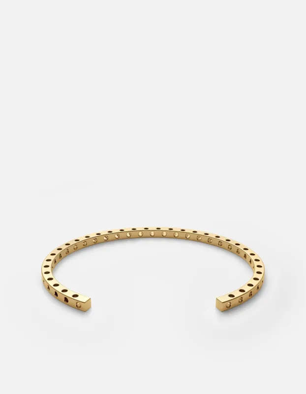 Aero Cuff Bracelet, Gold Vermeil sold by Miansai