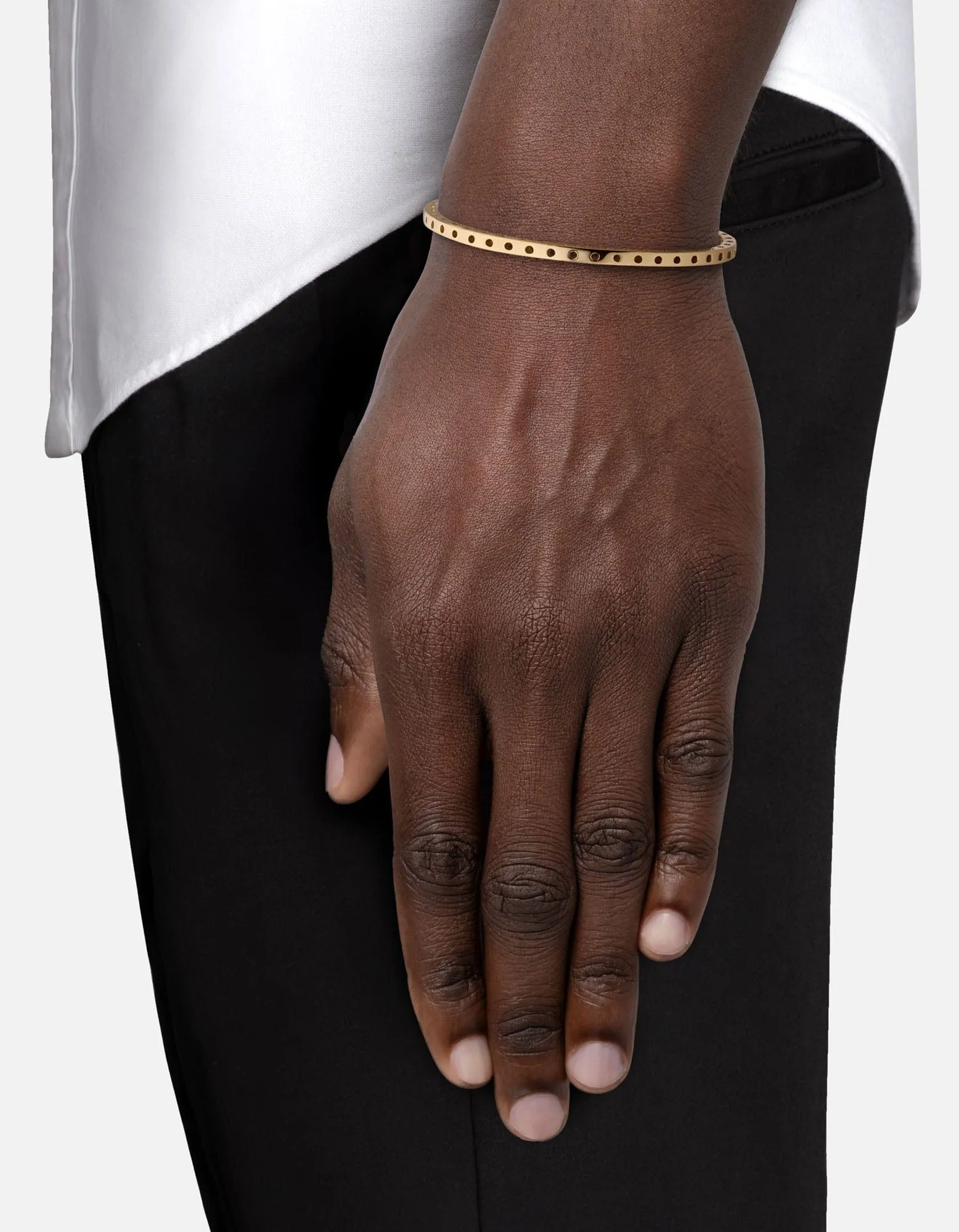 Aero Cuff Bracelet, Gold Vermeil sold by Miansai product image thumbnail 3