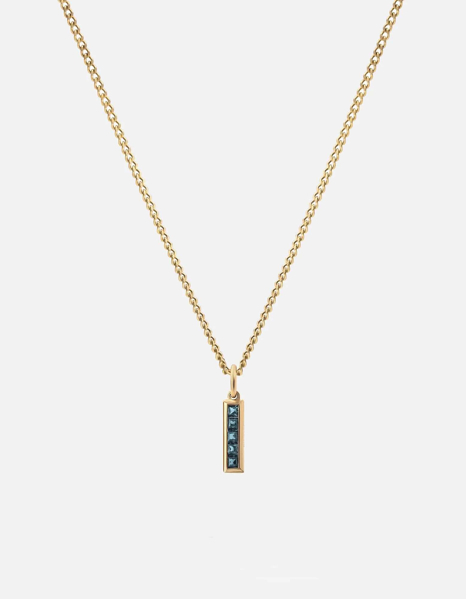 Slim Totem Topaz Necklace, Gold Vermeil sold by Miansai