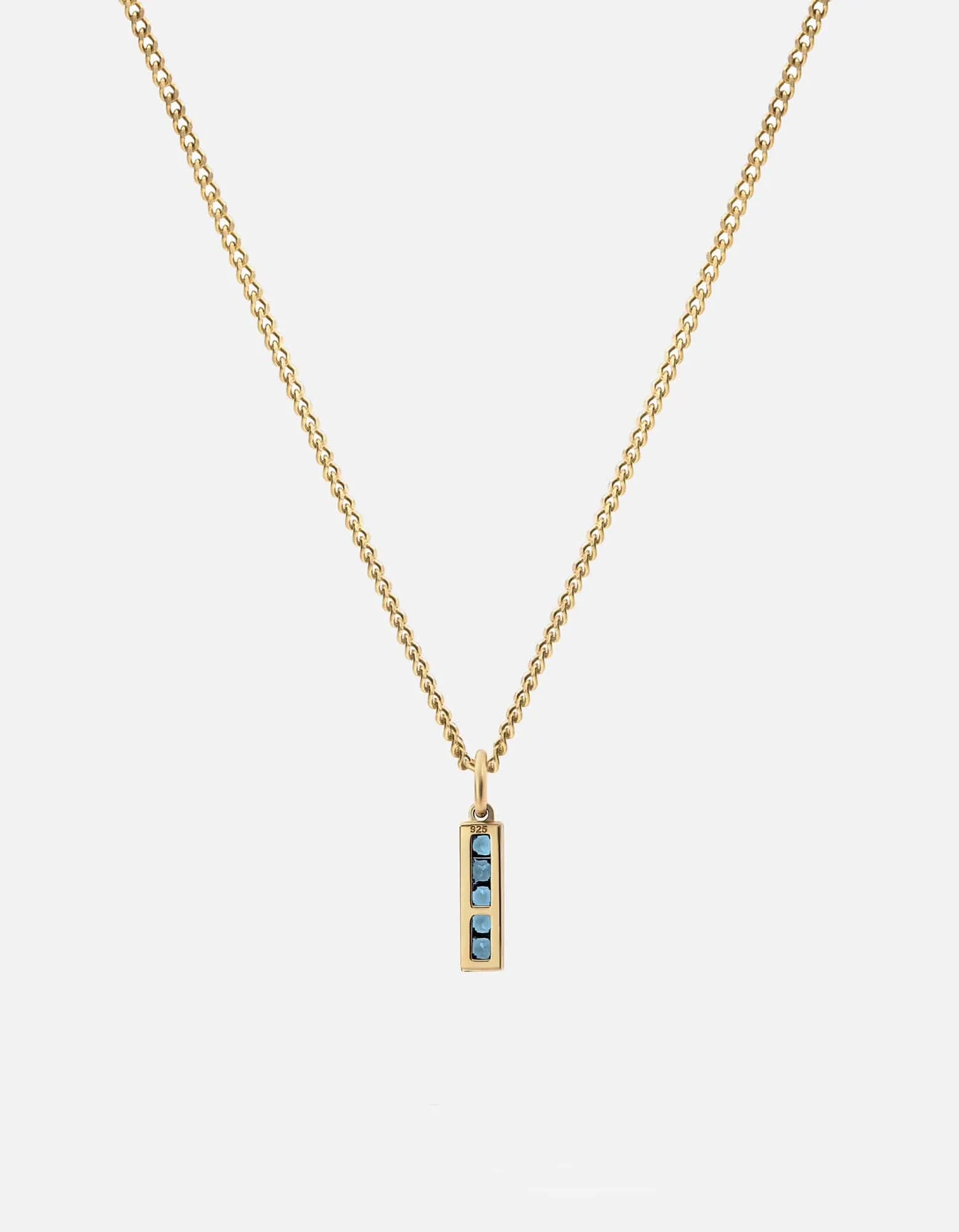 Slim Totem Topaz Necklace, Gold Vermeil sold by Miansai product image thumbnail 2