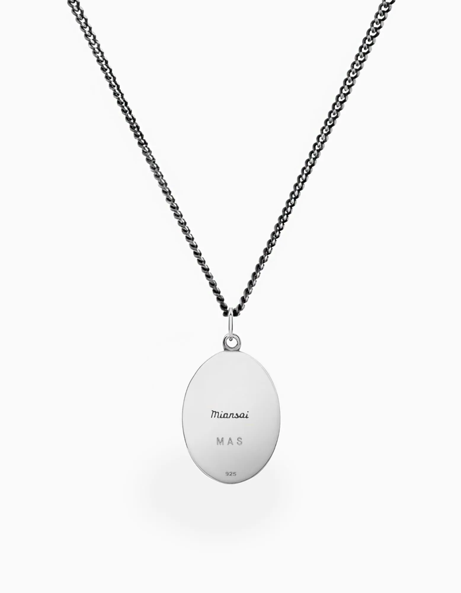 Palm Tree Necklace, Sterling Silver/Black sold by Miansai product image thumbnail 4