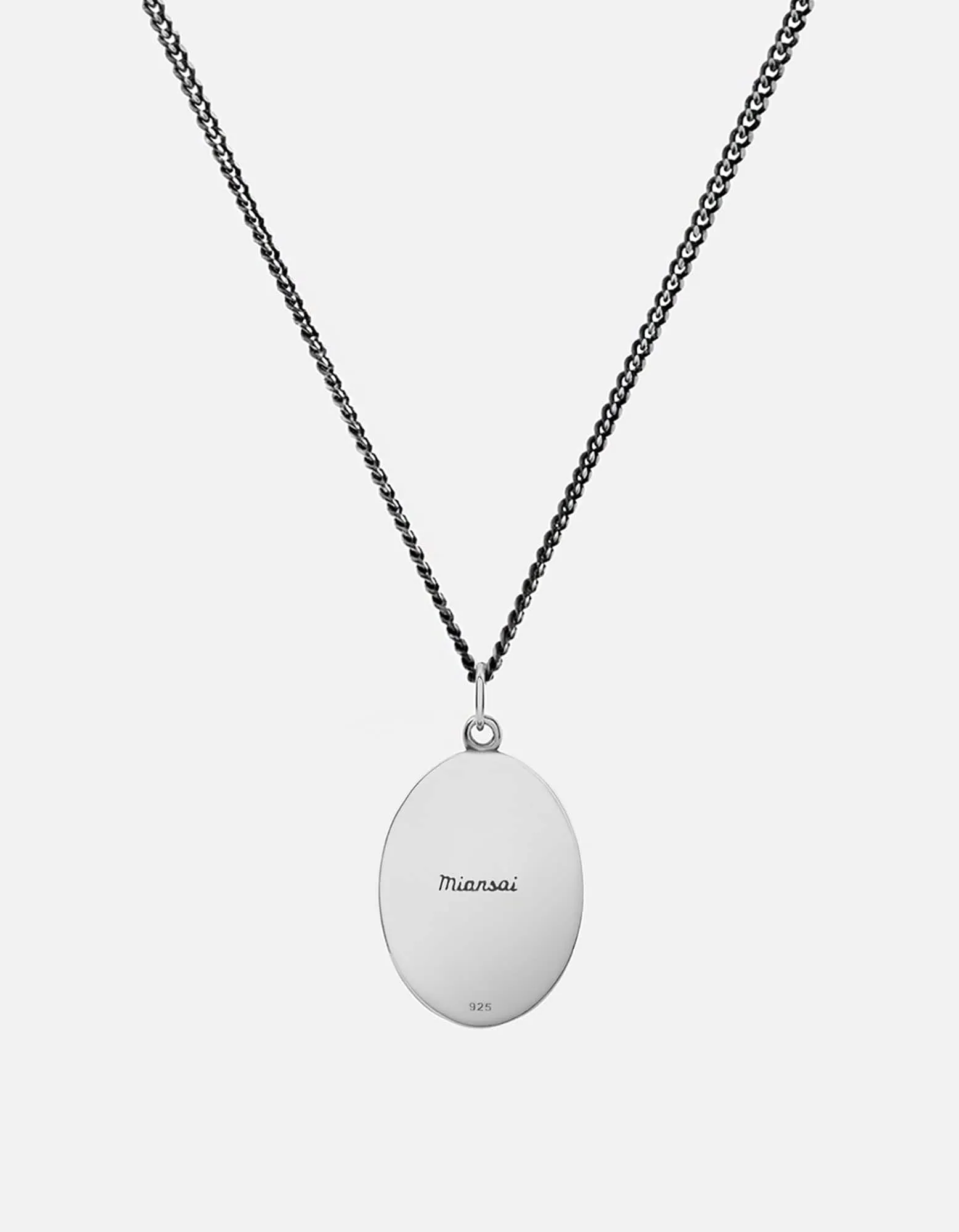 Palm Tree Necklace, Sterling Silver/Black sold by Miansai product image thumbnail 3