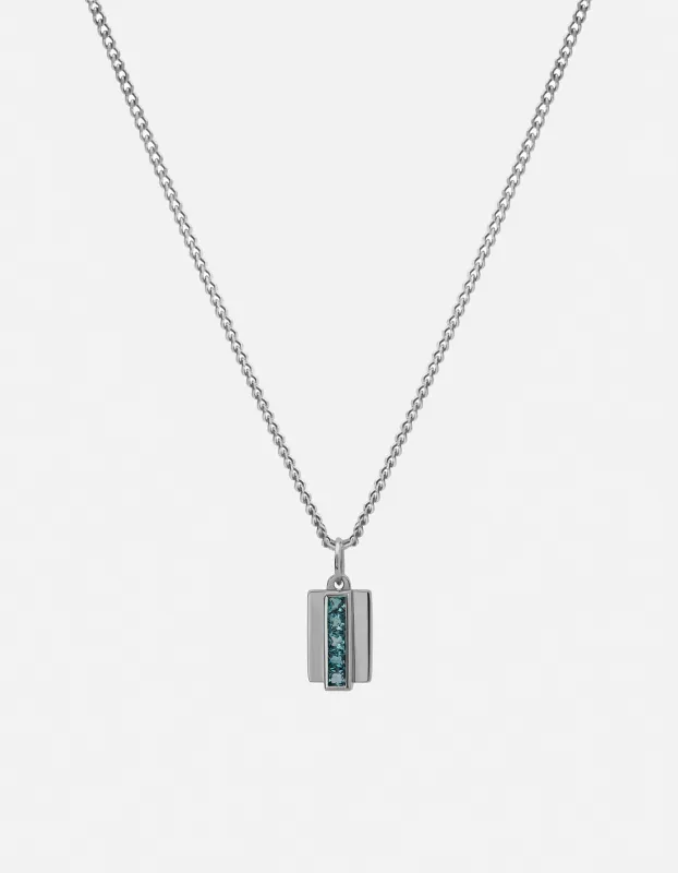 Vertigo Topaz Necklace, Sterling Silver sold by Miansai