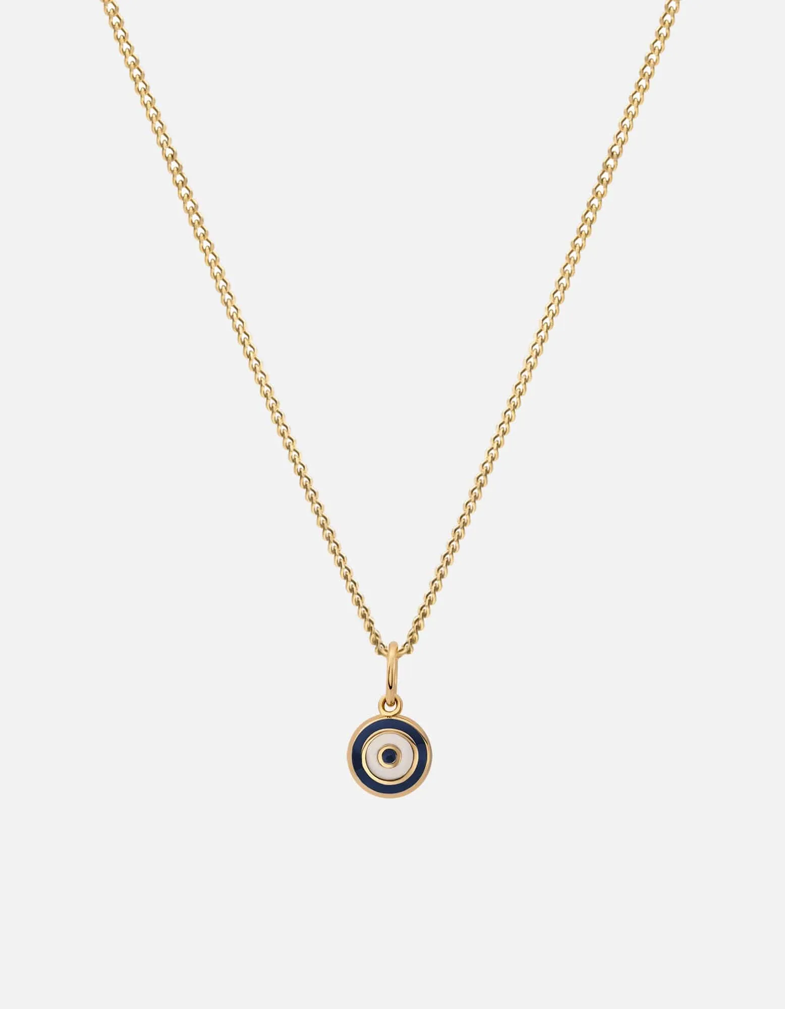 Ojos Necklace, Gold Vermeil/Blue sold by Miansai