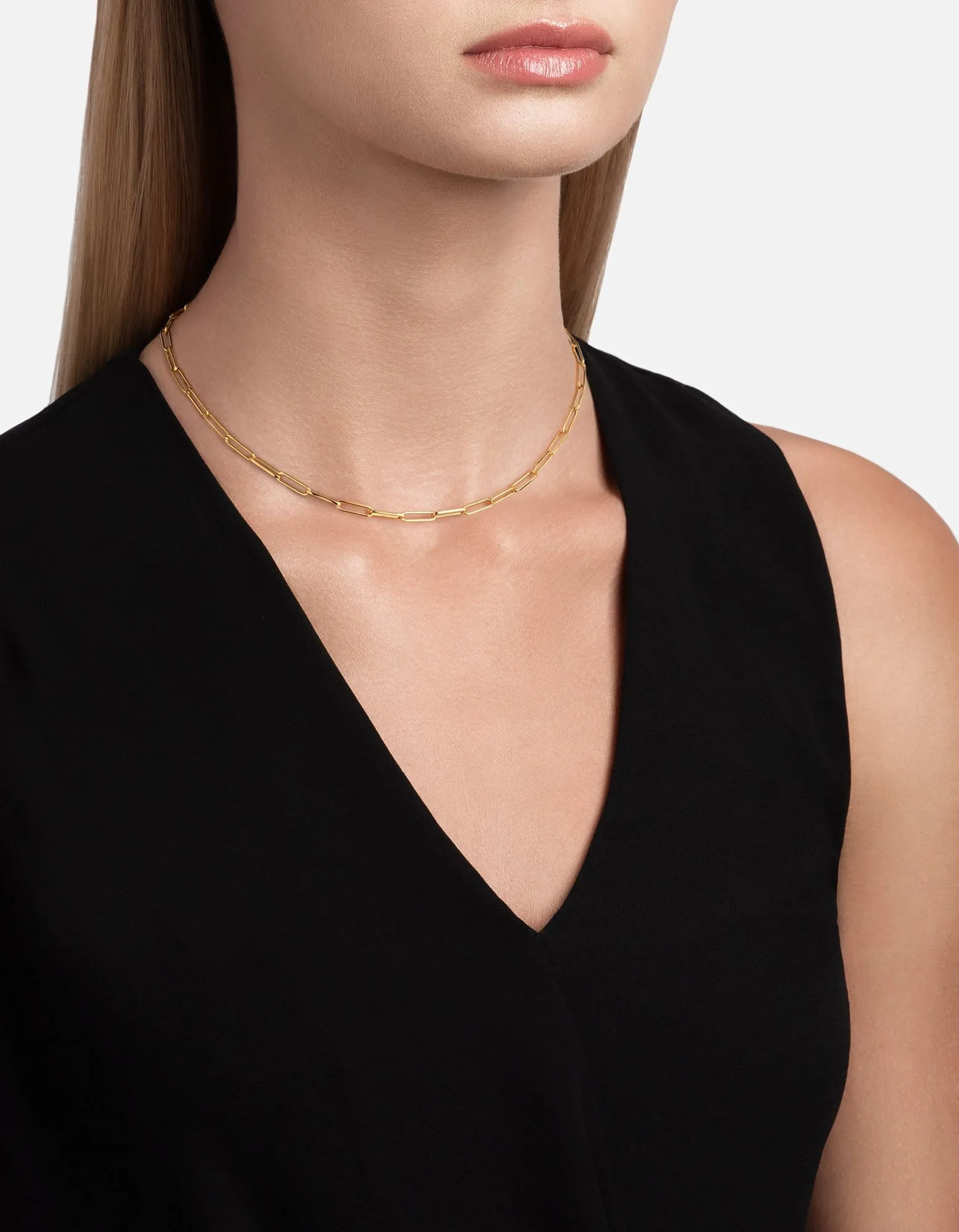 Volt Link Choker, Gold Vermeil sold by Miansai product image thumbnail 2