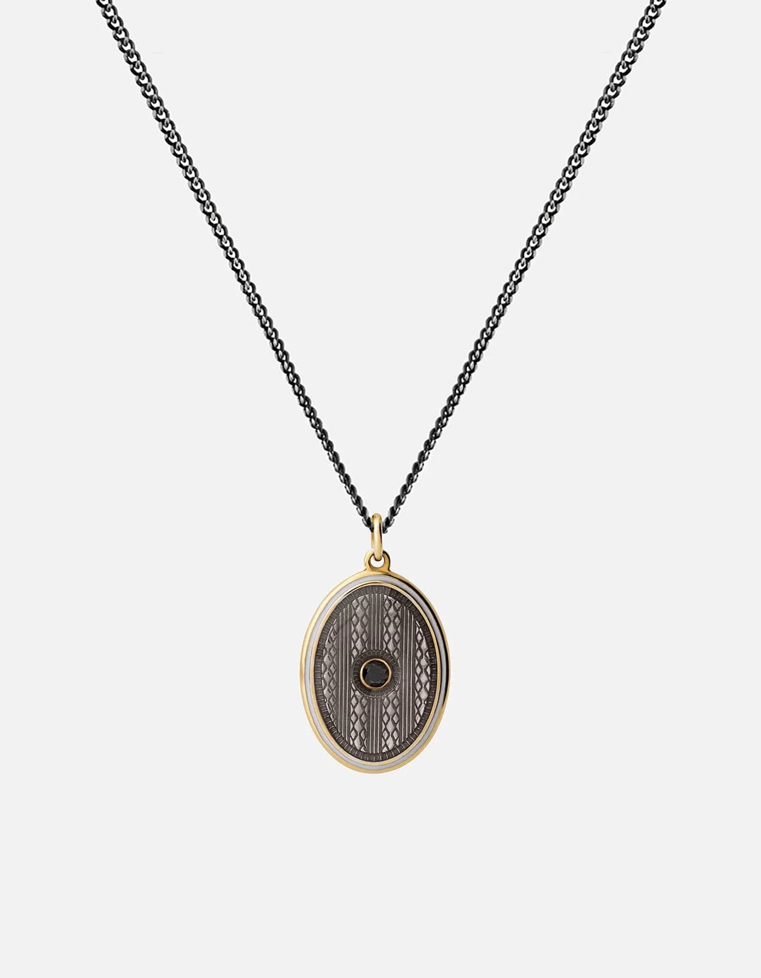 Argyle Black Diamond Necklace, Gold Vermeil/Gray sold by Miansai