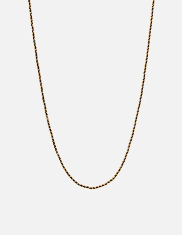 2mm Woven Chain Necklace, Gold Vermeil sold by Miansai