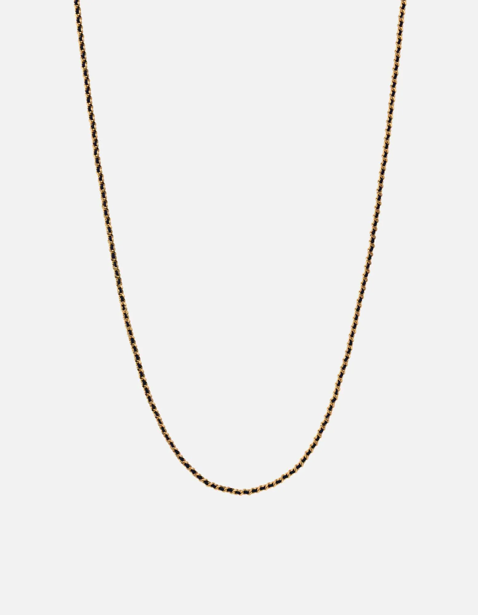2mm Woven Chain Necklace, Gold Vermeil sold by Miansai
