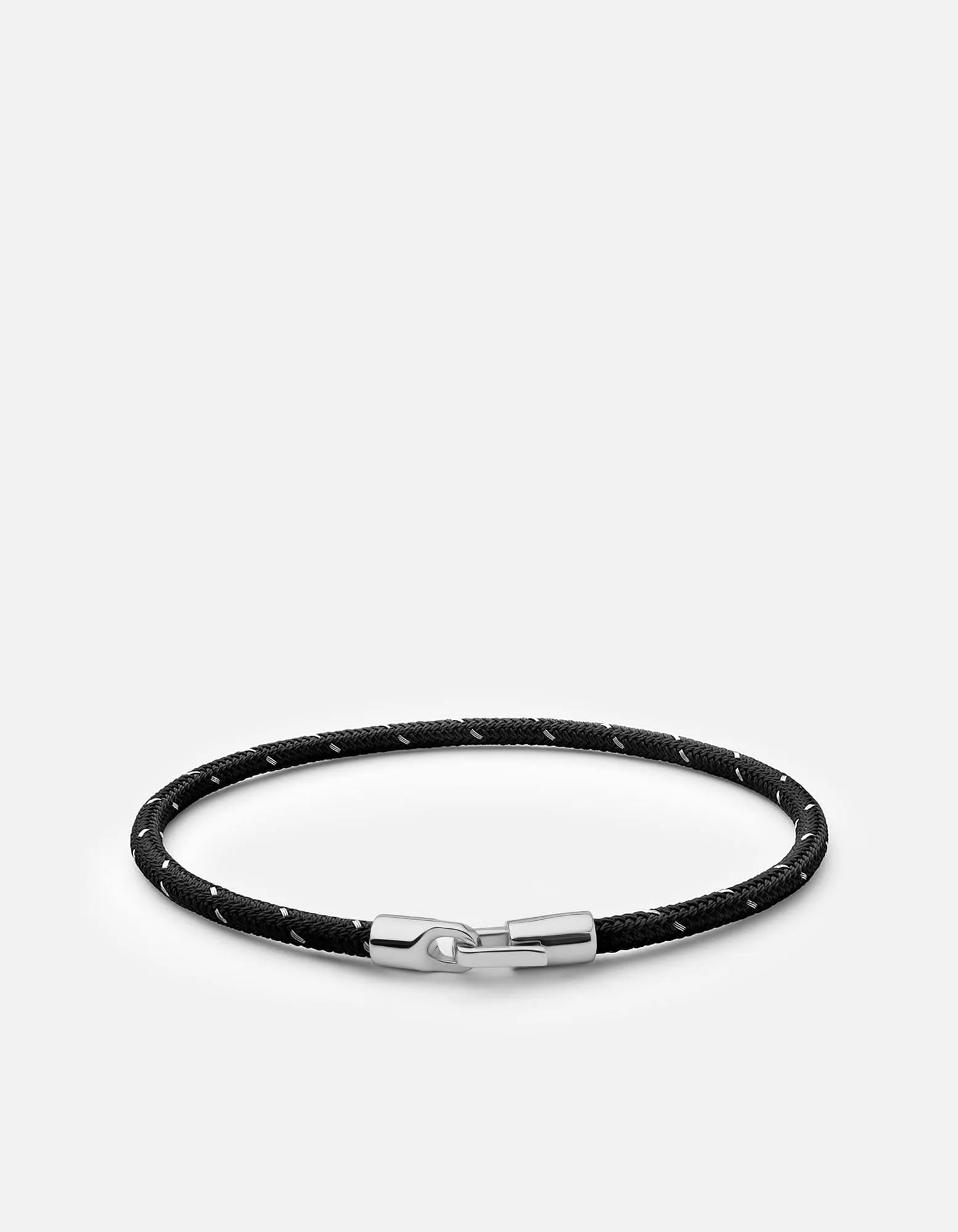 Cruz Rope Bracelet, Sterling Silver sold by Miansai