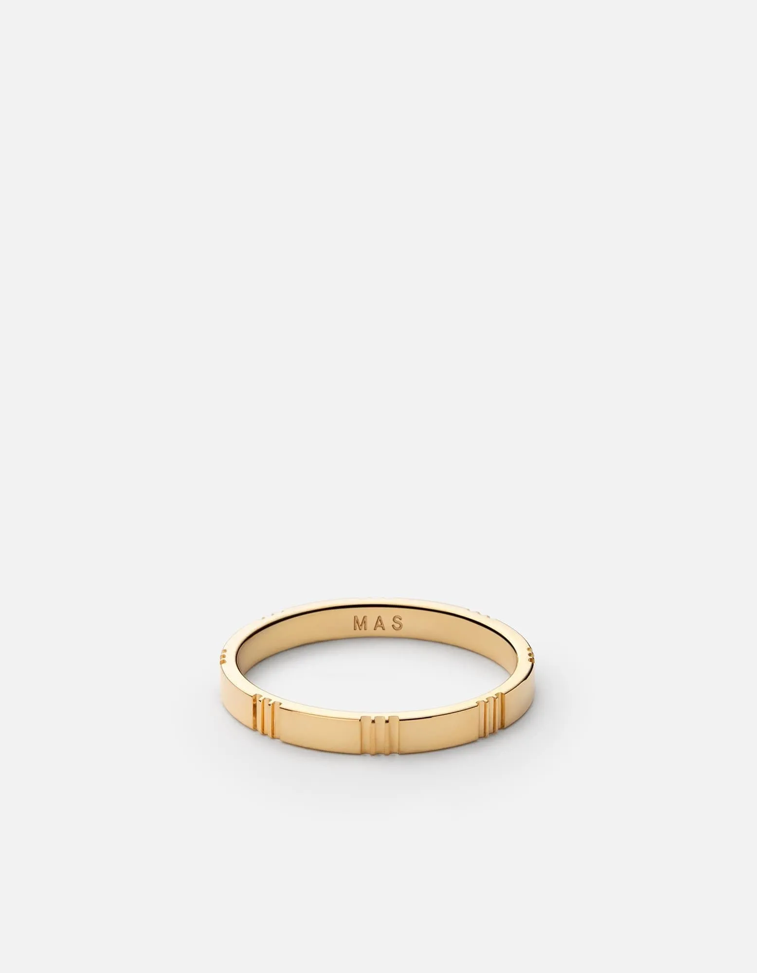 Bolt Ring, Gold Vermeil sold by Miansai product image thumbnail 2