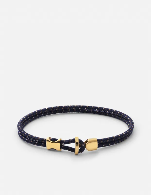 Orson Loop Bungee Rope Bracelet, Gold Vermeil sold by Miansai