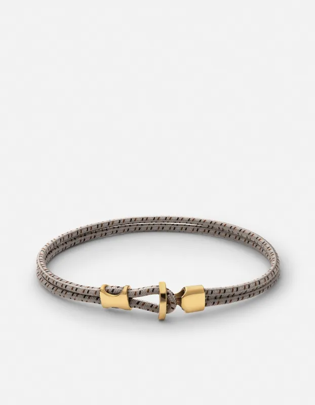 Orson Loop Bungee Rope Bracelet, Gold Vermeil sold by Miansai
