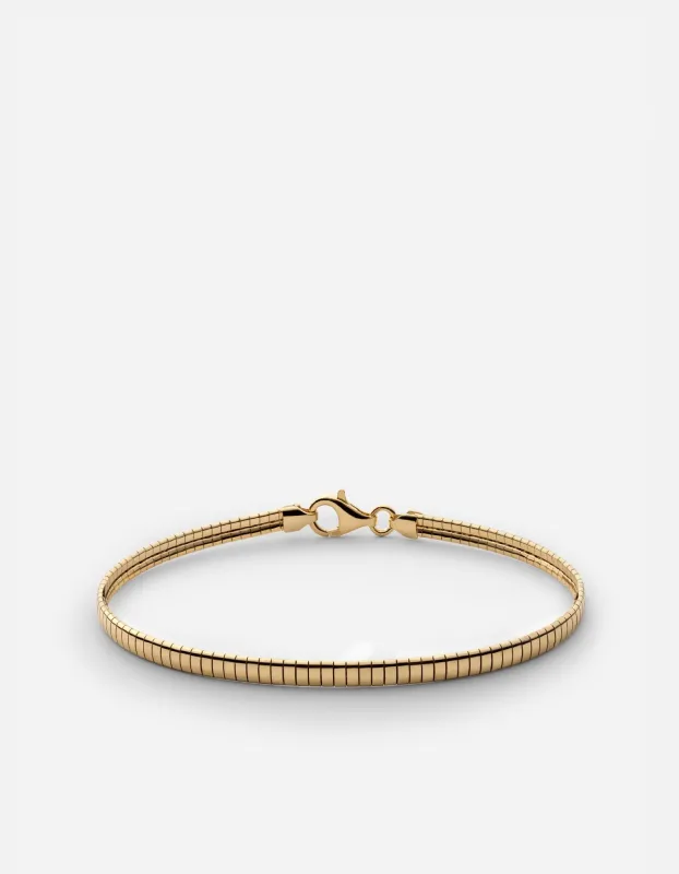 Revel Chain Bracelet II, Gold Vermeil made by Miansai