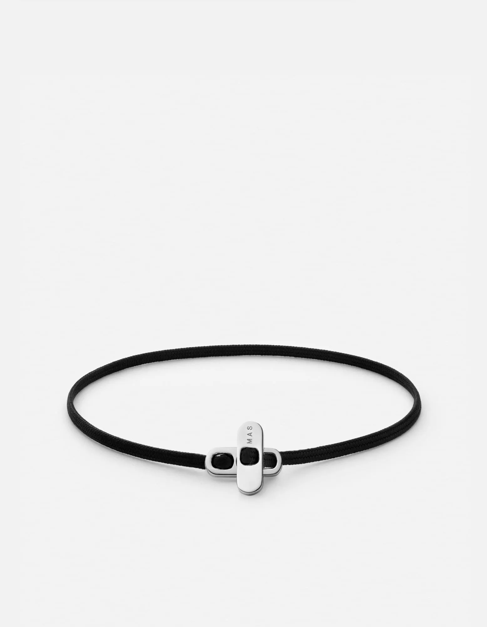 Metric 2.5mm Rope Bracelet, Sterling Silver/Black sold by Miansai product image thumbnail 3