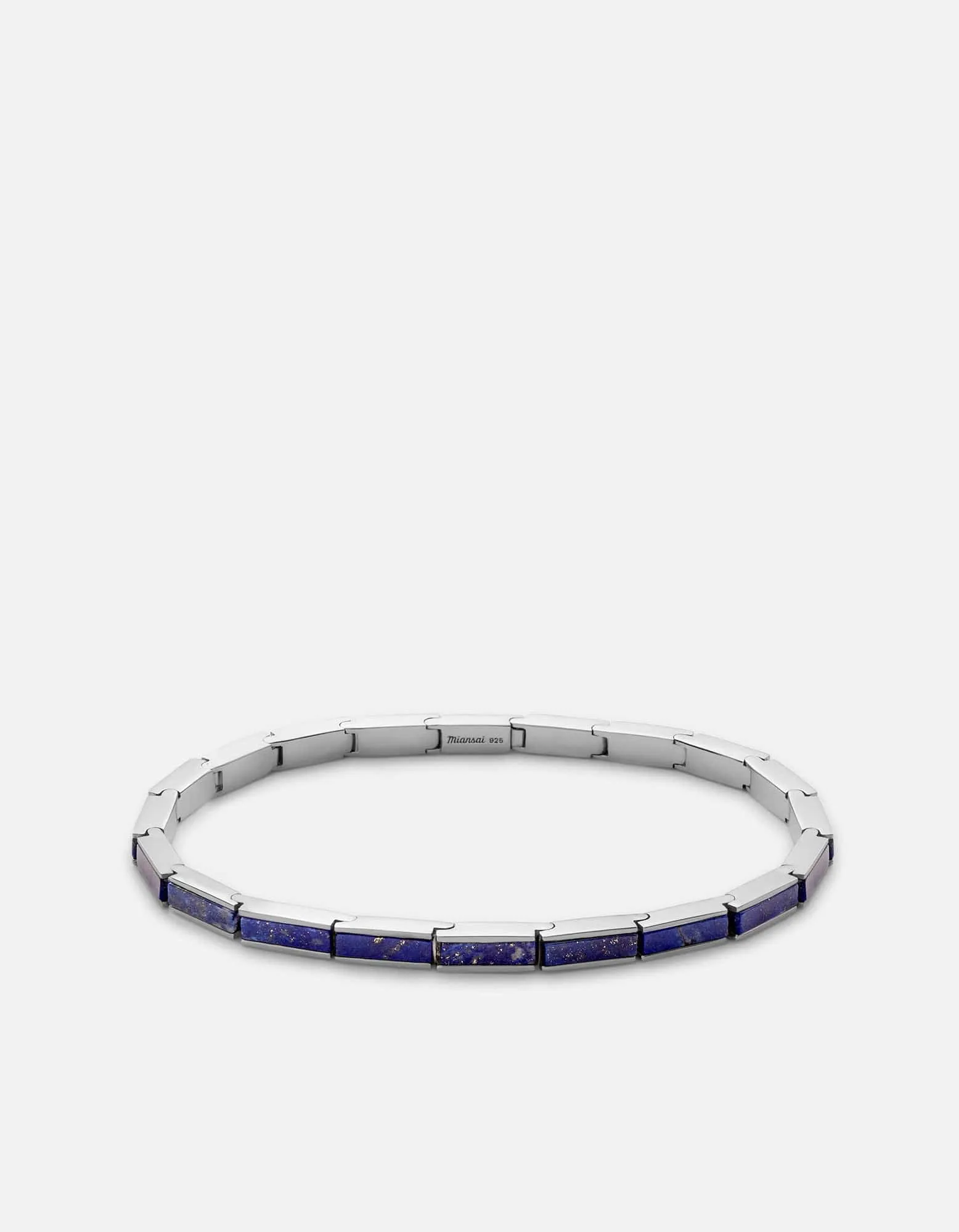 Line Lapis Bracelet, Sterling Silver sold by Miansai