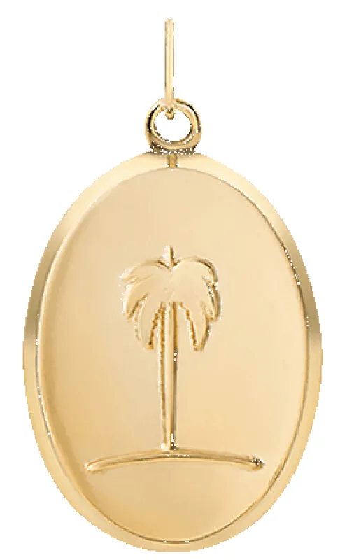 Palm Tree Pendant, Gold Vermeil sold by Miansai