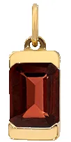 Valor Pendant w/ Red Agate Stone, Gold Vermeil sold by Miansai