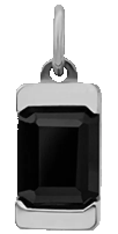 Valor Pendant w/Black Stone, Sterling Silver sold by Miansai