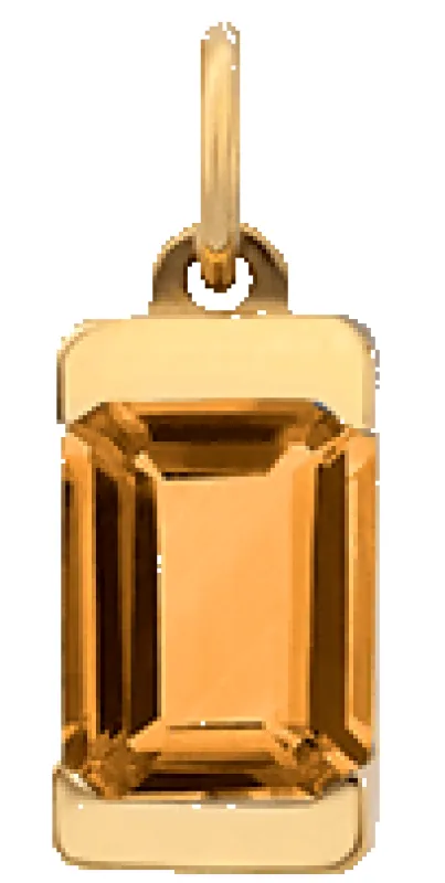 Valor Pendant w/Orange Stone, Gold Vermeil sold by Miansai