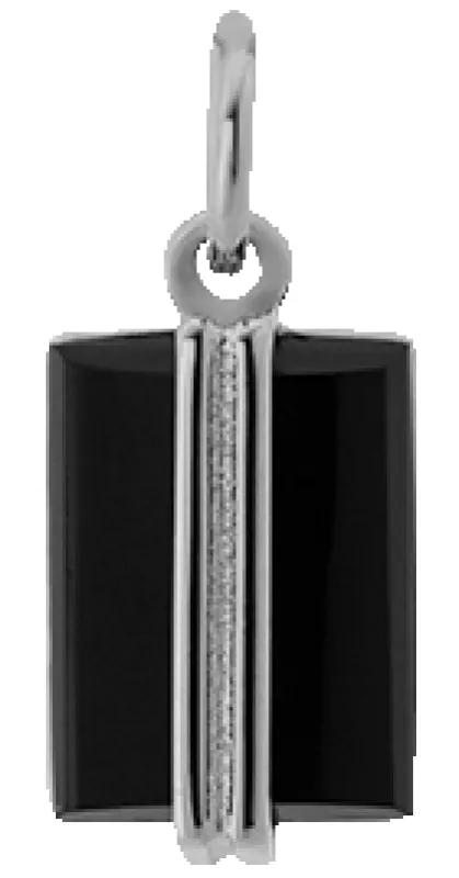 Paolo Onyx Pendant, Sterling Silver sold by Miansai