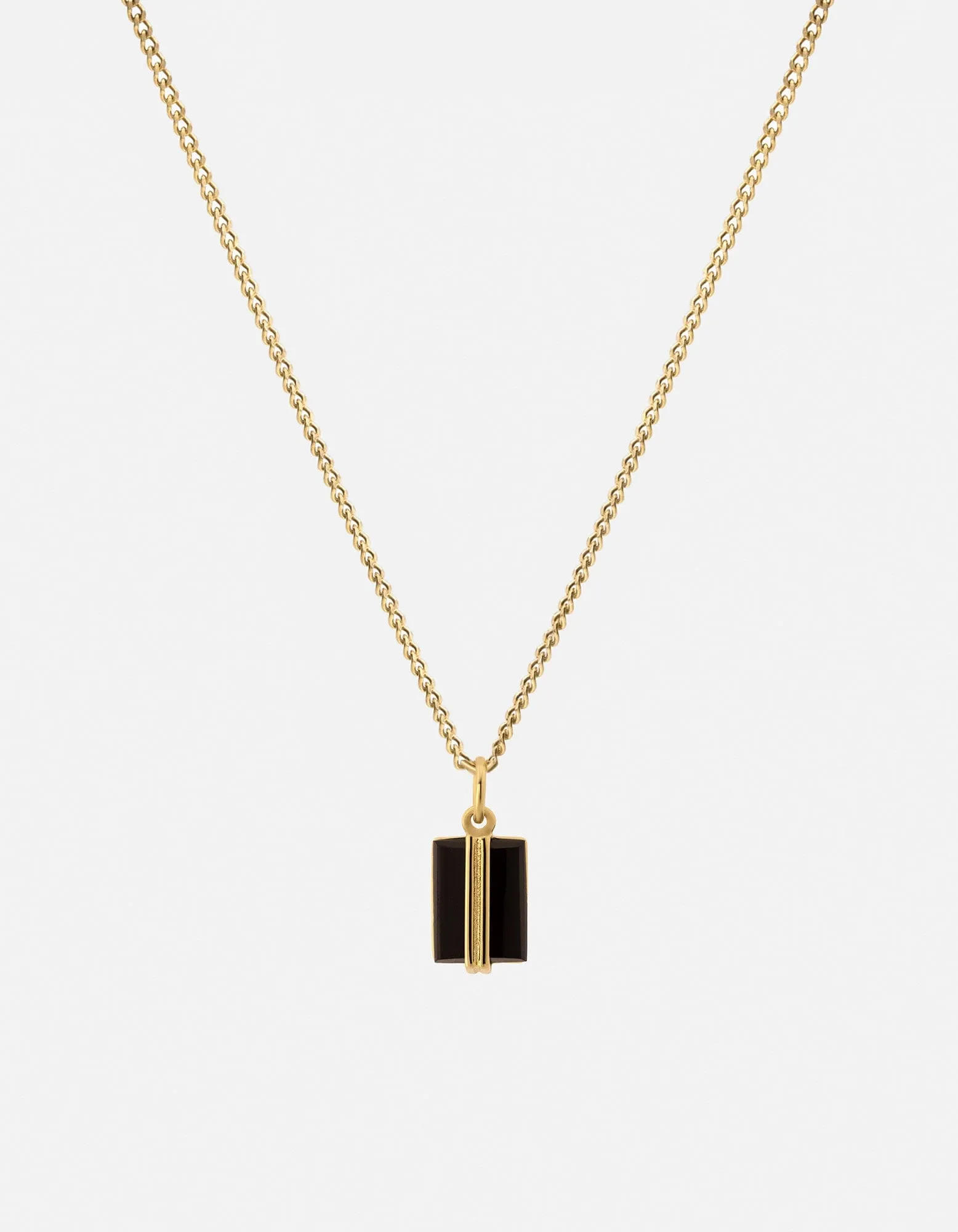 Paolo Onyx Necklace, Gold Vermeil sold by Miansai