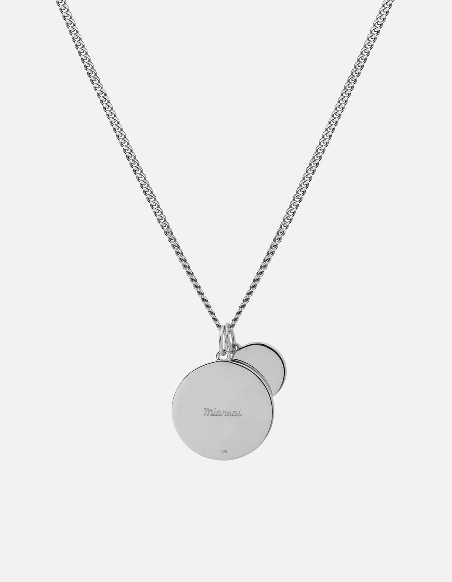 Saint Christopher Surf Necklace, Sterling Silver/Caribbean Blue sold by Miansai product image thumbnail 2