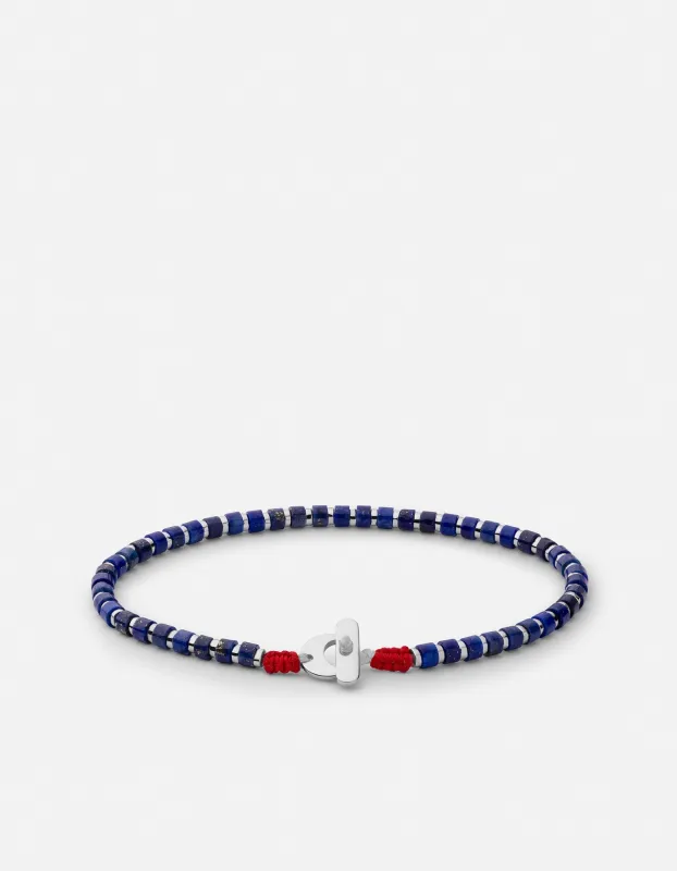 Kato Lapis Bracelet, Sterling Silver sold by Miansai