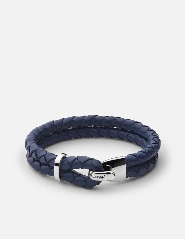 Beacon Leather, Sterling Silver sold by Miansai