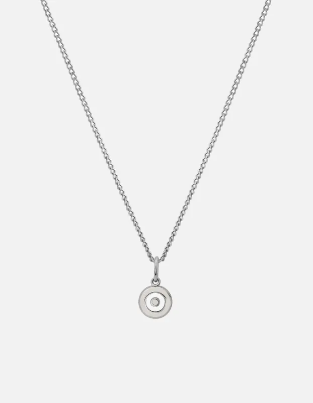 Ojos Necklace, Sterling Silver/Linen sold by Miansai
