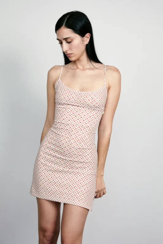 ANYA DRESS - WHITE POLKA DOT sold by Miaou