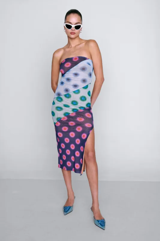 LILA DRESS - POLKA DOT PATCHWORK sold by Miaou