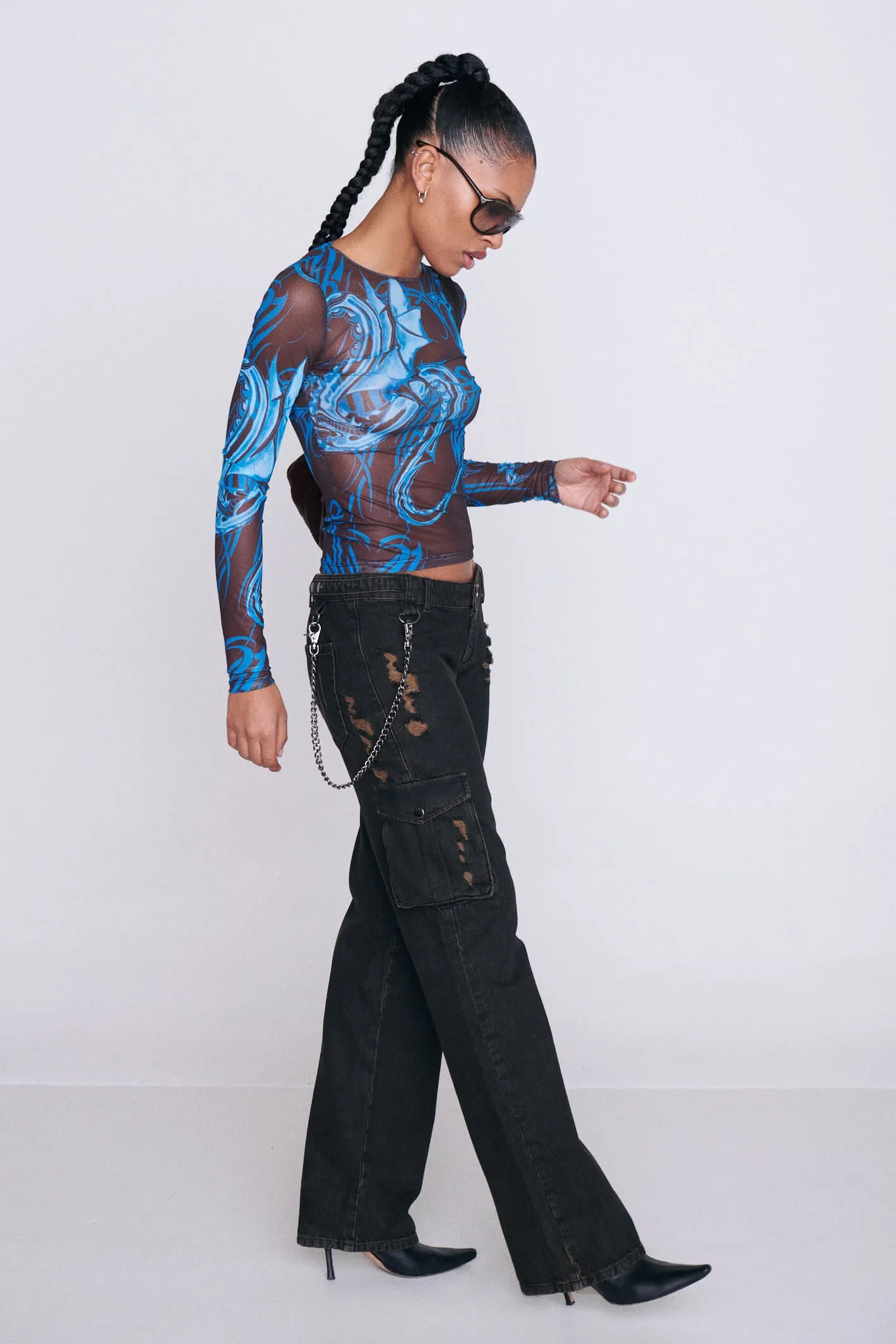 ELIAS CARGO - BLACK DENIM sold by Miaou product image thumbnail 3