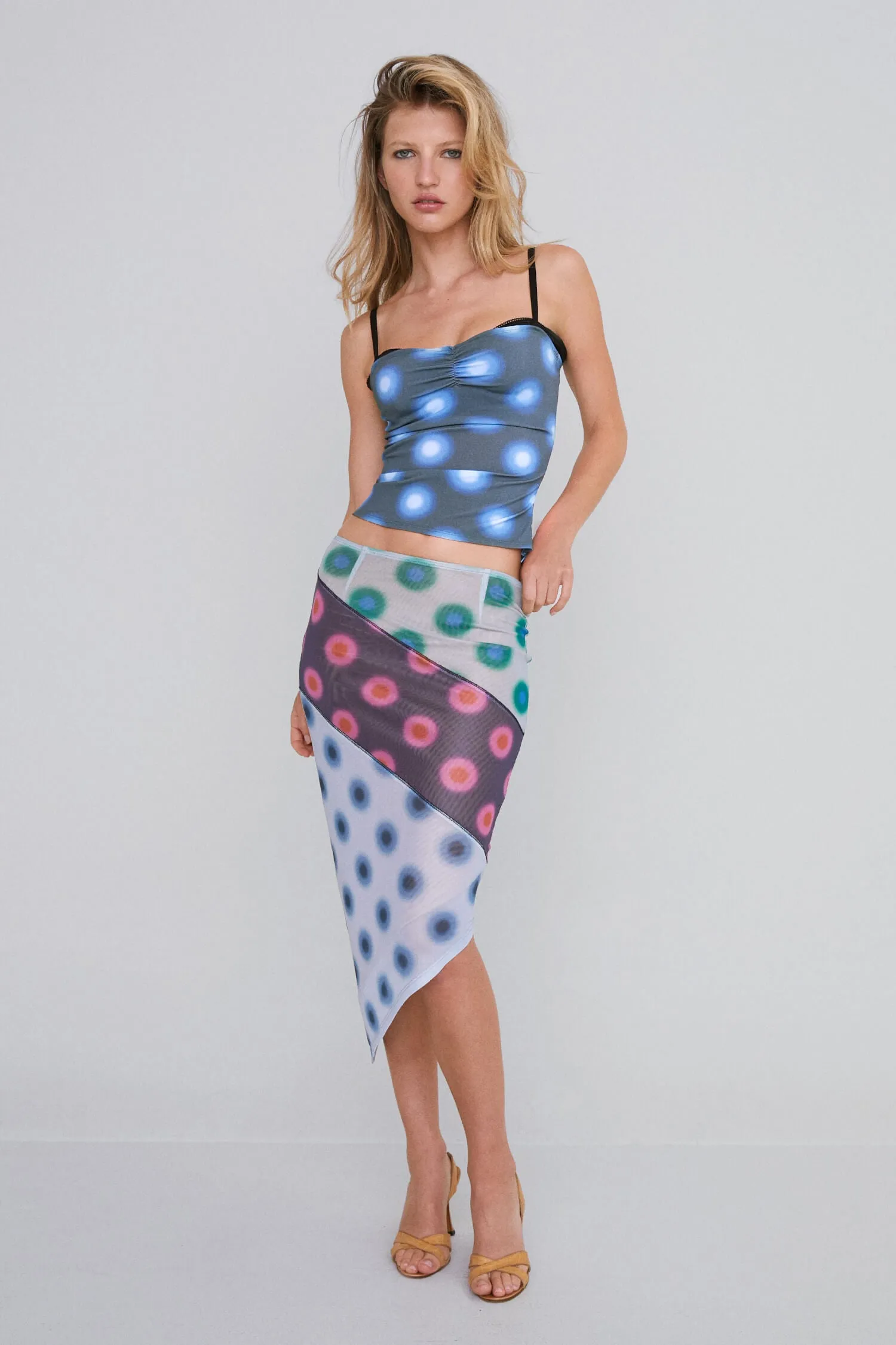 VERO SKIRT - POLKA DOT PATCHWORK sold by Miaou product image thumbnail 3
