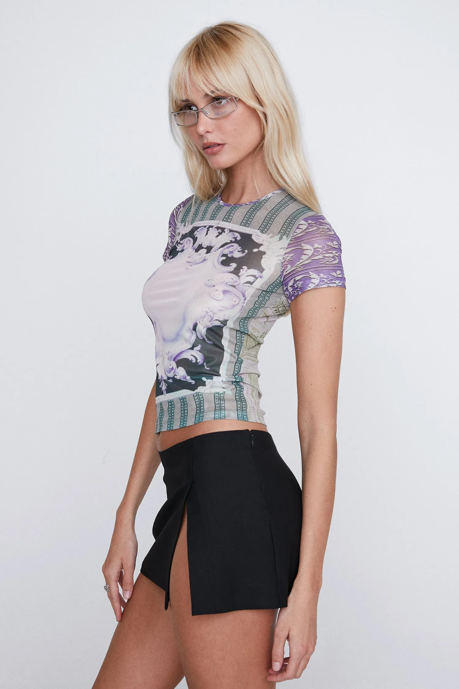 MINI TEE - EMBLEM PRINT sold by Miaou product image thumbnail 4