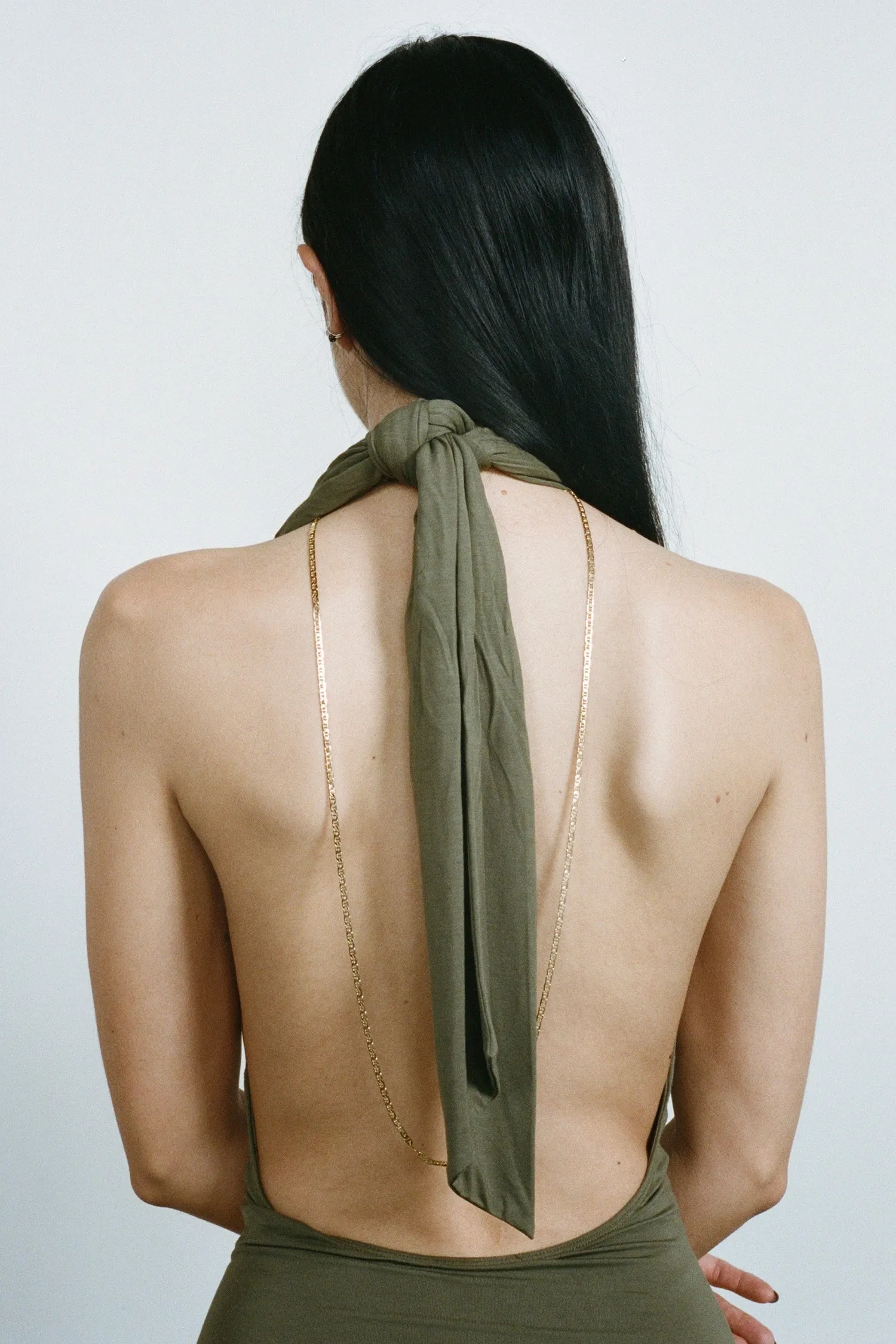 KARINA DRESS - OLIVE sold by Miaou product image thumbnail 4