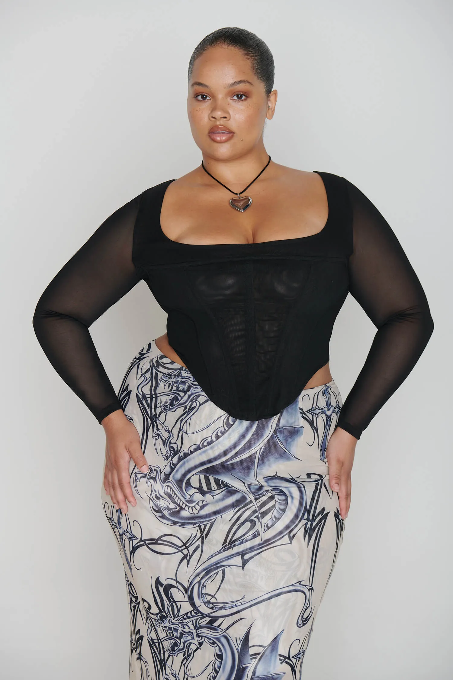 MAUDE CORSET - BLACK sold by Miaou product image thumbnail 5