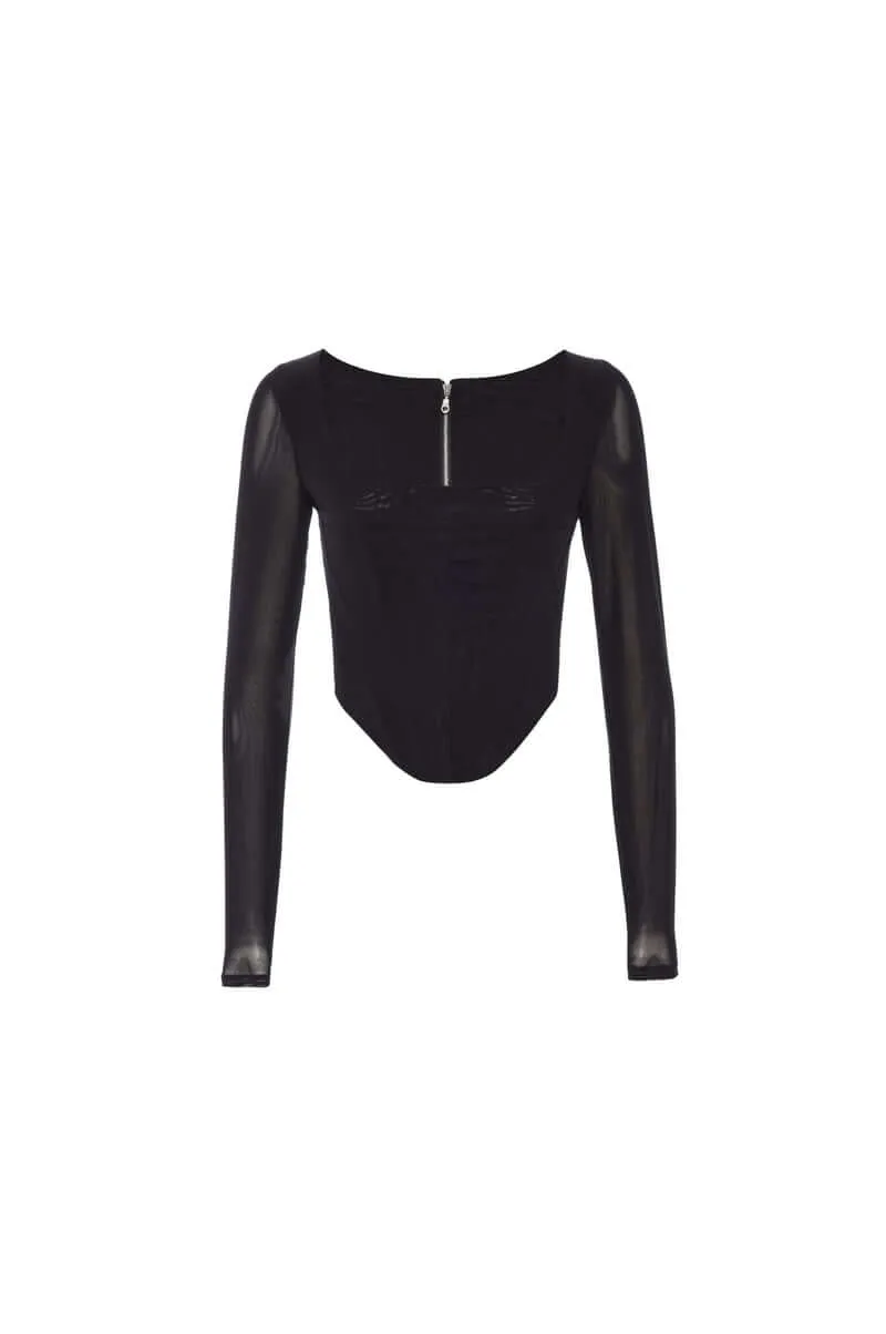 MAUDE CORSET - BLACK sold by Miaou product image thumbnail 2