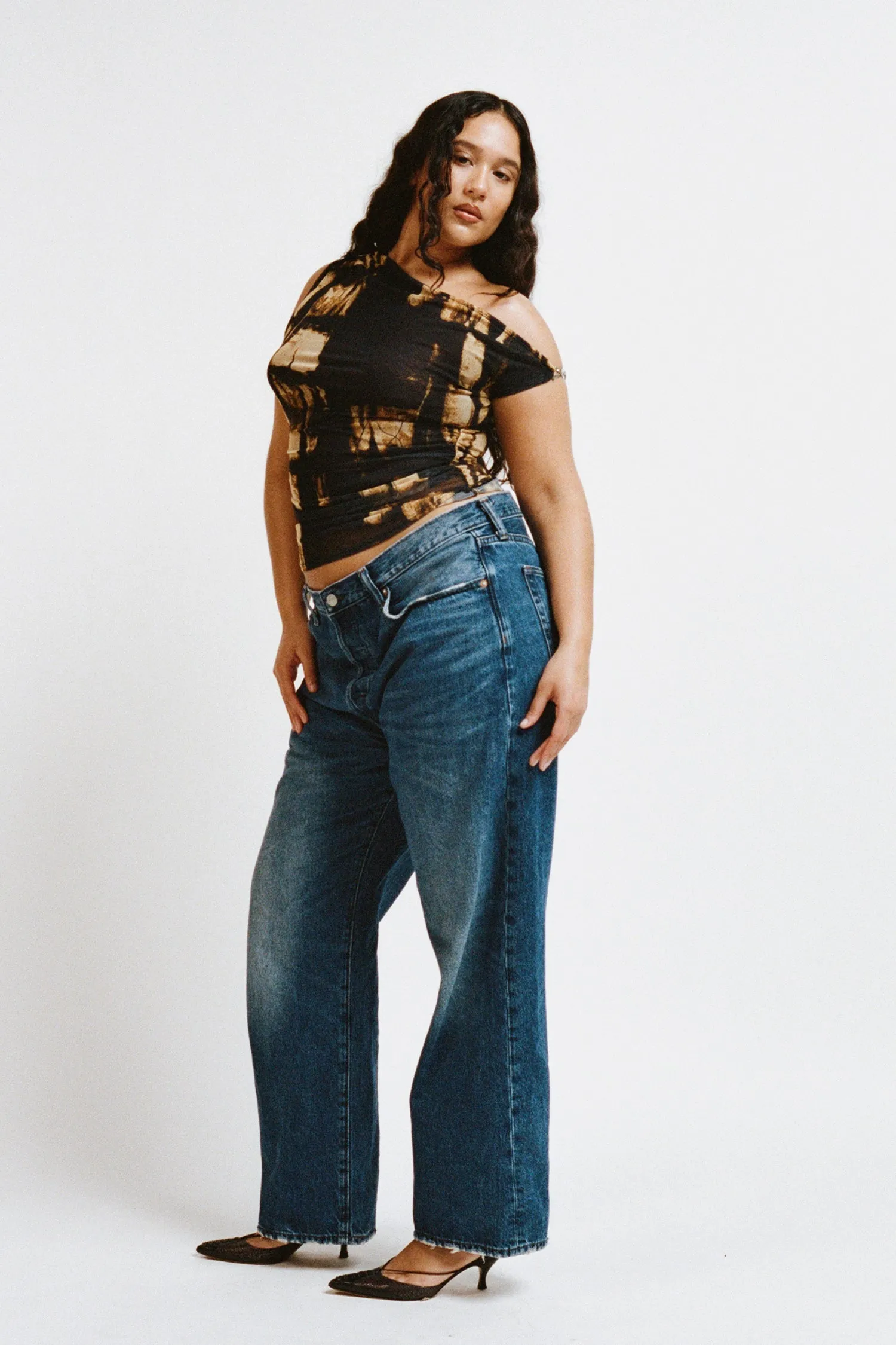 ARIELLE TOP - TREADING BROWN sold by Miaou product image thumbnail 4