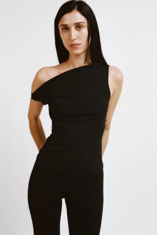 LANI TOP - BLACK sold by Miaou